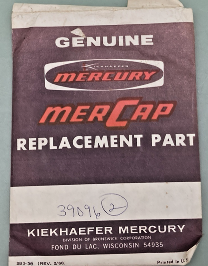 NEW GENUINE MERCURY 39096 PLATE