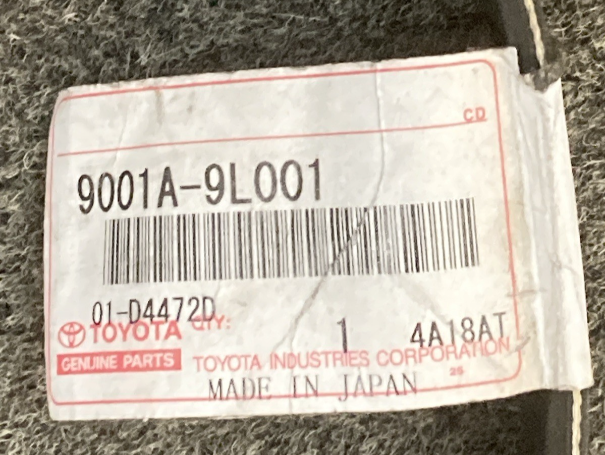 NEW GENUINE TOYOTA 9001A-9L001 TOYOTA FORKLIFT V BELT