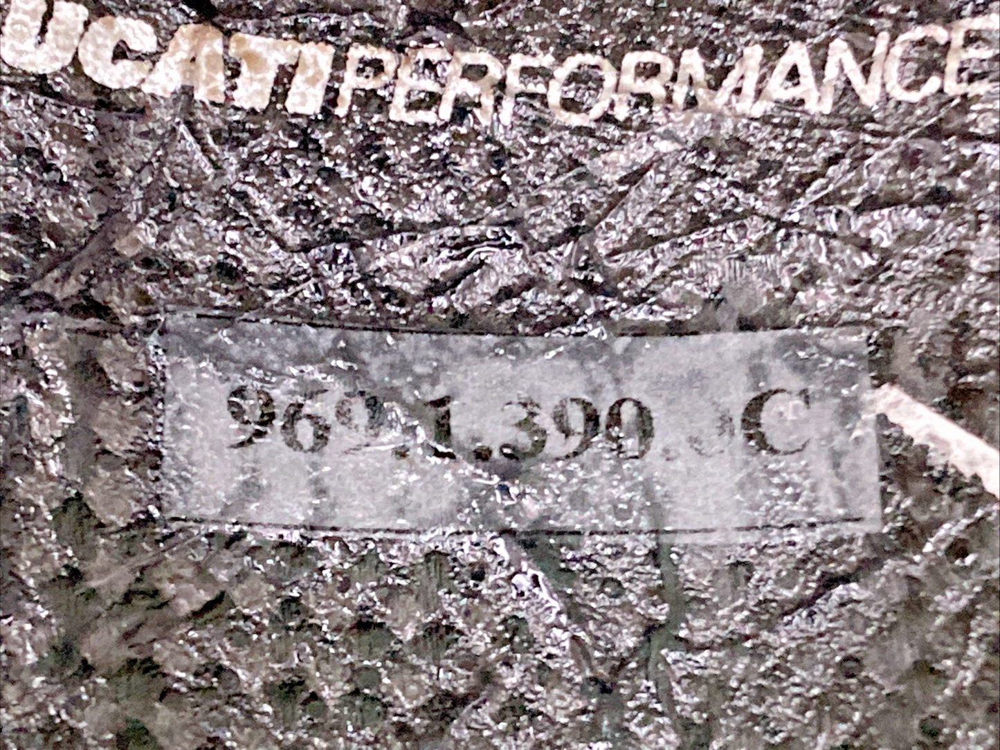 GENUINE DUCATI 96913900C Carbon Dashboard instrument support