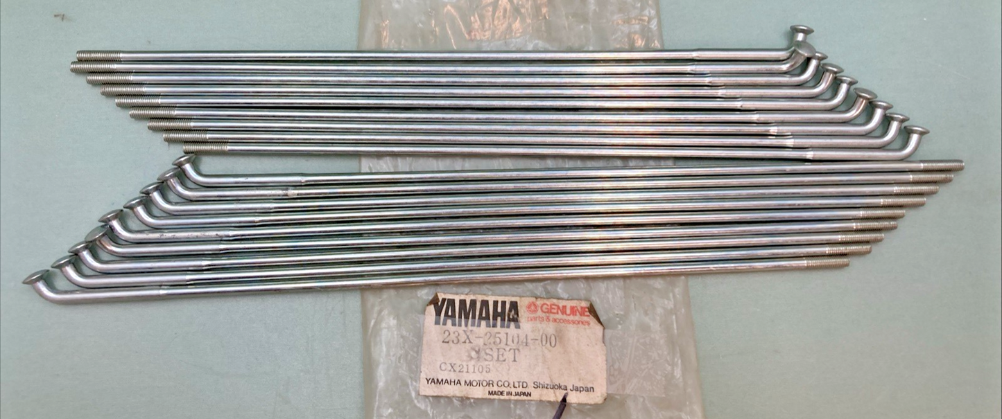 NEW GENUINE YAMAHA 23X-25104-00 Spoke Set, Front 18 SPOKES