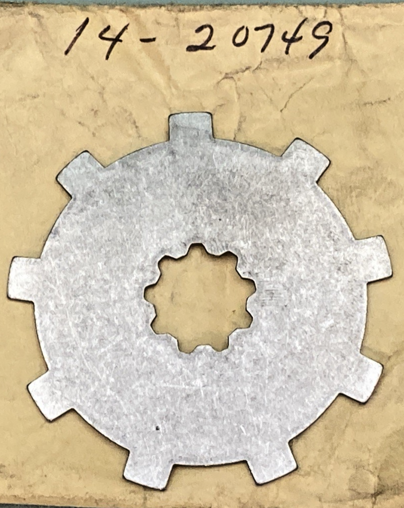 NEW REPLACES MERCURY 14-20749 TAB WASHER