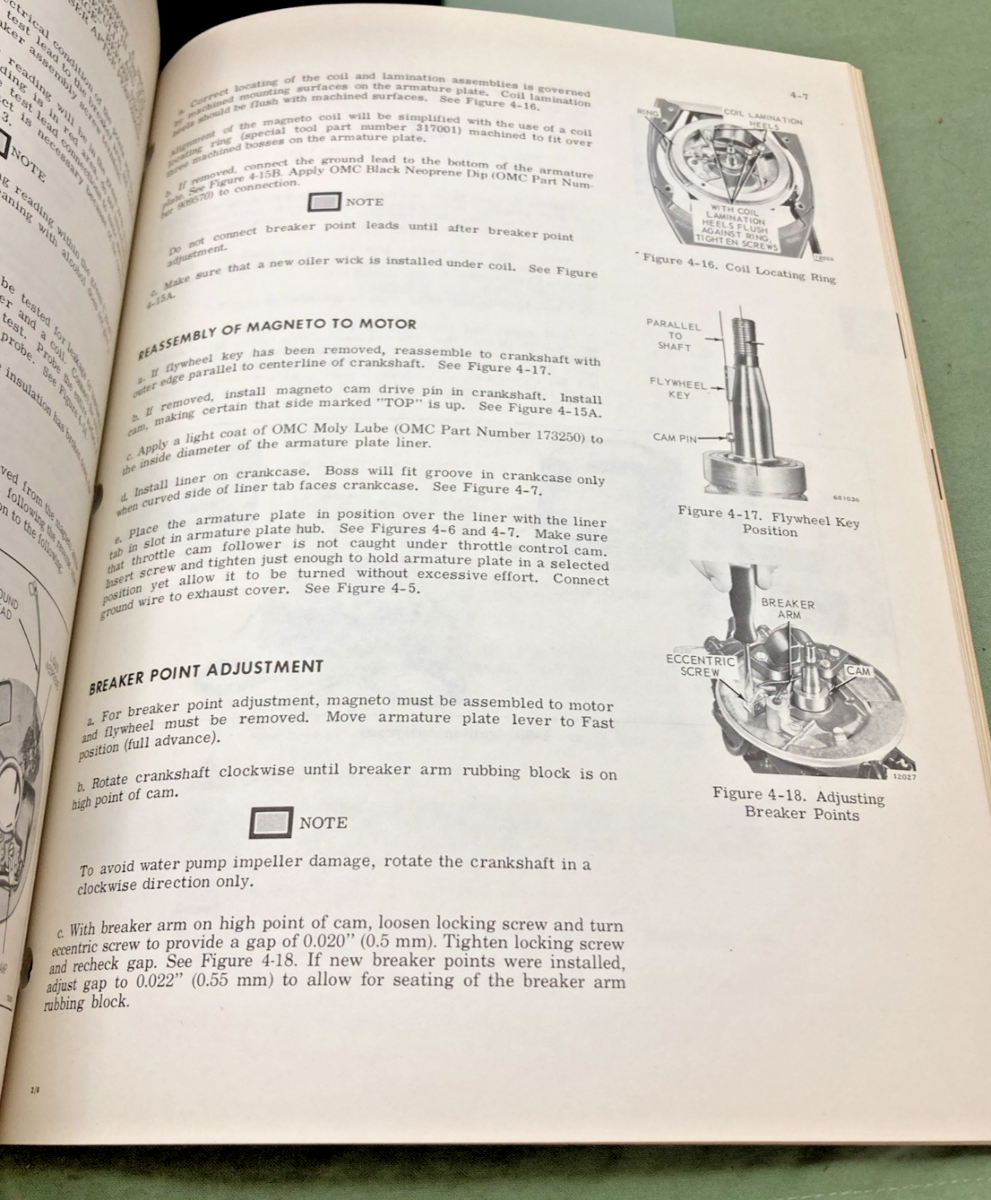 NEW OMC 392068 2 MODELS E2CRI J2CRI SERVICE MANUAL 1980