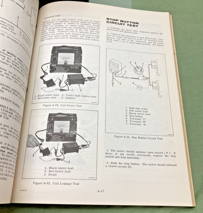 NEW OMC 392071 9.9/15 MODELS SERVICE MANUAL 1980