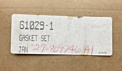 NEW REPLACES MERCURY G1029-1 GASKET KIT