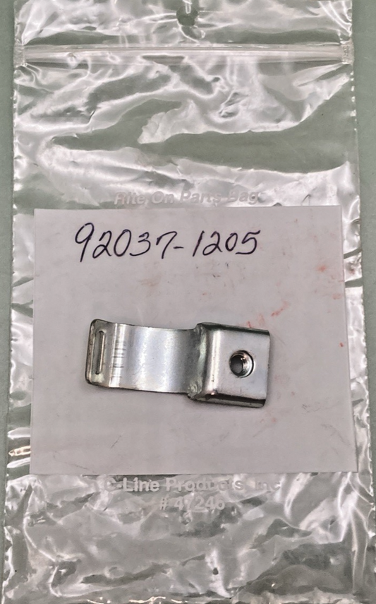 QTY 2 NEW REPLACES KAWASAKI 92037-1205 MUFFLER COVER CLAMP