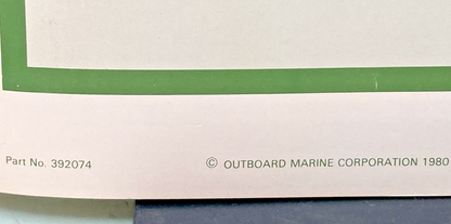 NEW OMC 392074 70/75 MODELS SERVICE MANUAL 1980