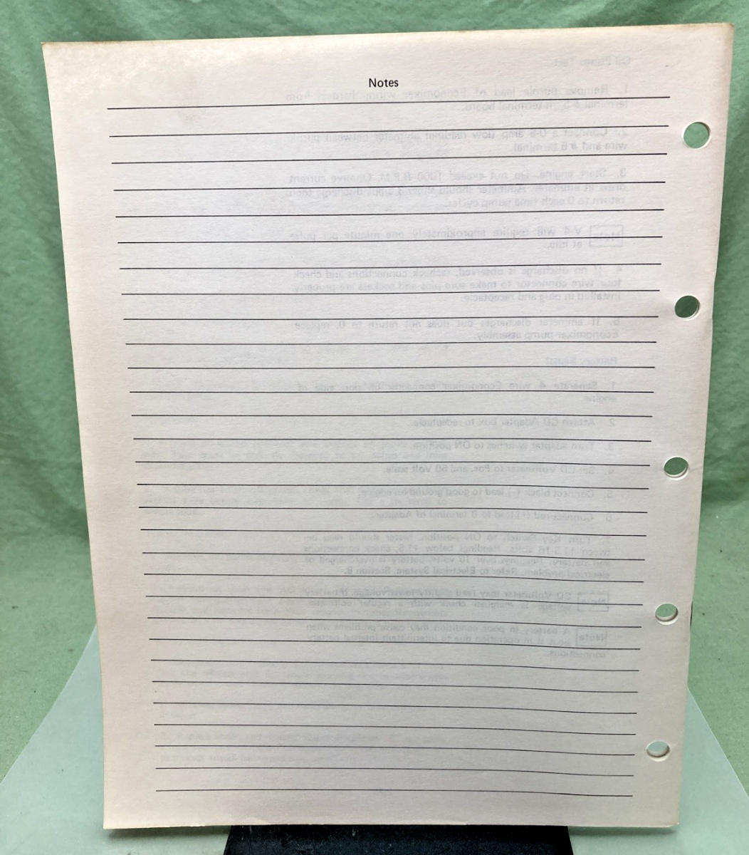 GENUINE OMC 393765-2 SECTION TWO 2 THRU V-6 MODELS SERVICE MANUAL 1982