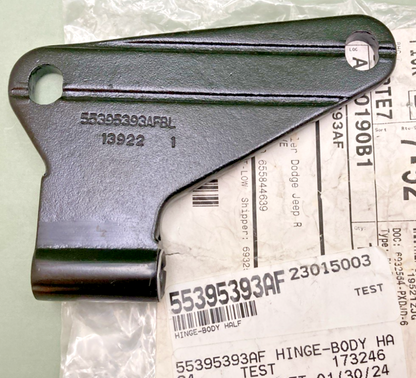 NEW REPLACES MOPAR 55395393AF LEFT BODY HALF HINGE, 2007-2018 JEEP