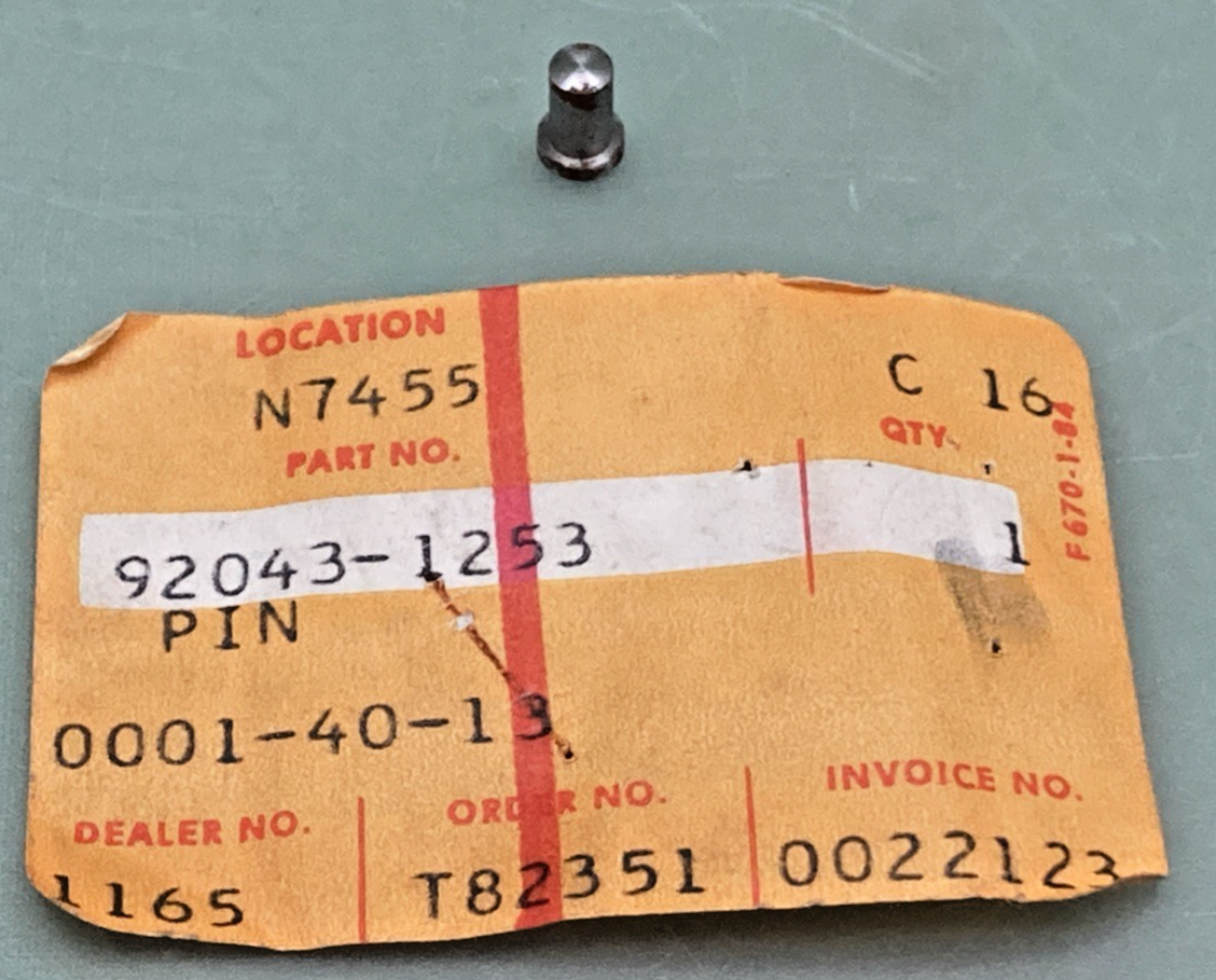 QTY 2 NEW REPLACES KAWASAKI 92043-1253 PIN