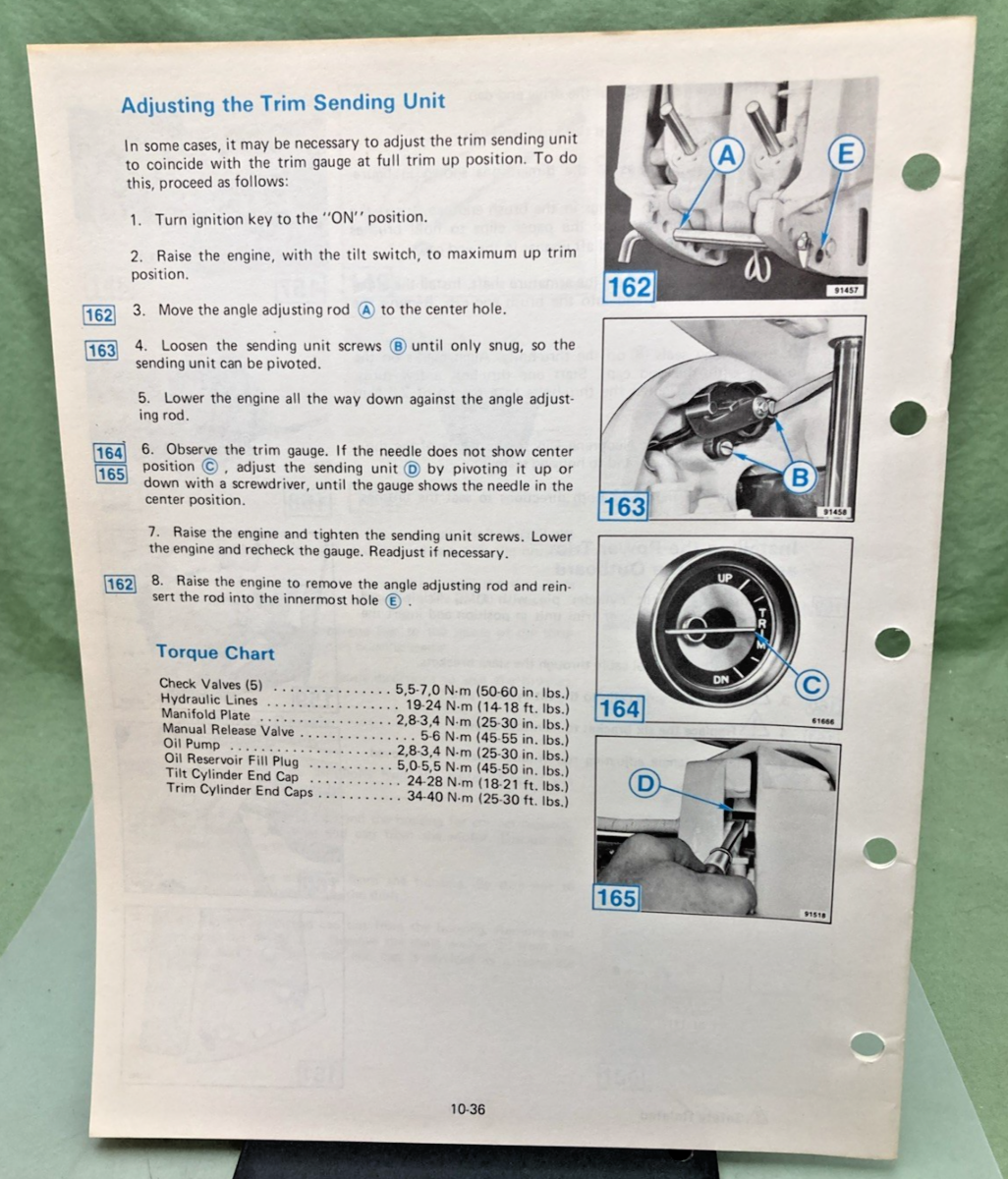 NEW GENUINE OMC 393765-10 SECTION TEN 2 THRU V-6 MODELS SERVICE MANUAL 1982