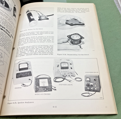 NEW GENUINE EVINRUDE 4688 BIG TWIN/BIG TWIN ELECTRIC/LARK HP SERVICE MANUAL 1970