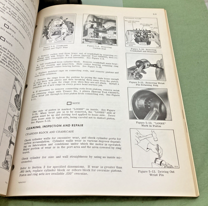 NEW GENUINE EVINRUDE 4905 FASTWIN 18 HP SERVICE MANUAL 1973