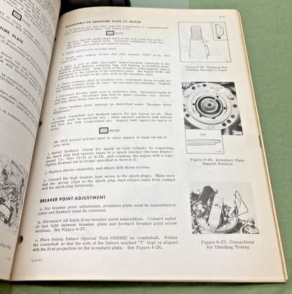 NEW GENUINE EVINRUDE 4906 SPORTSTER 25 HP SERVICE MANUAL 1973