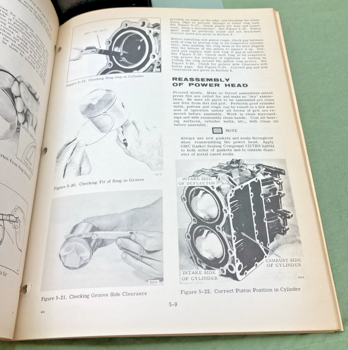 NEW GENUINE EVINRUDE 4907 NORSEMAN 40 HP SERVICE MANUAL 1973