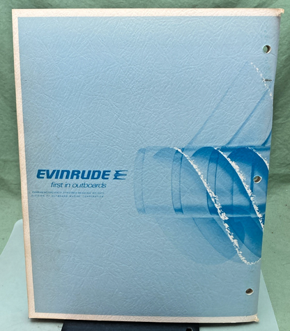 NEW GENUINE EVINRUDE 4910 STARFLITE 85 HP SERVICE MANUAL 1973