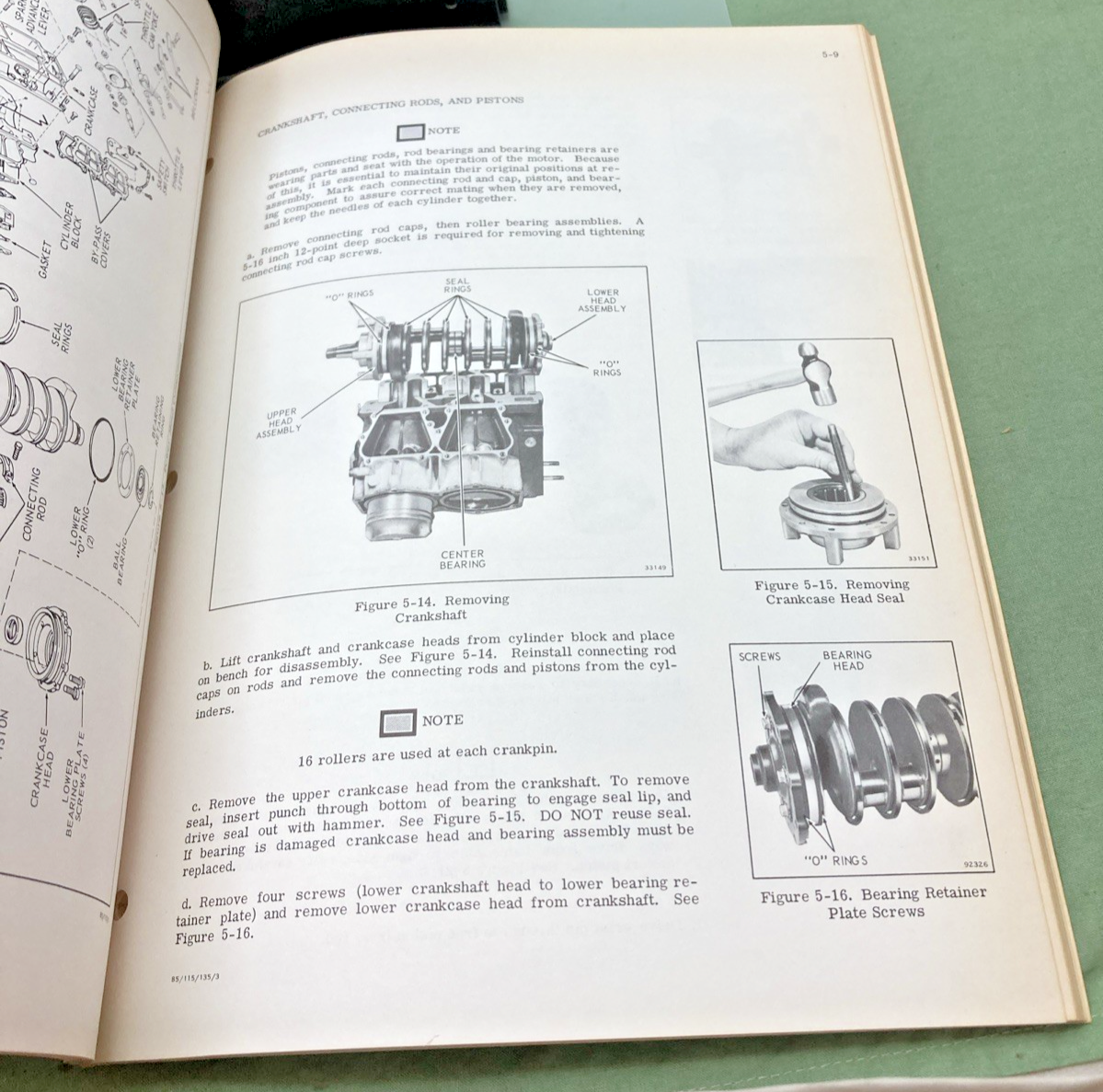 NEW GENUINE EVINRUDE 4910 STARFLITE 85 HP SERVICE MANUAL 1973