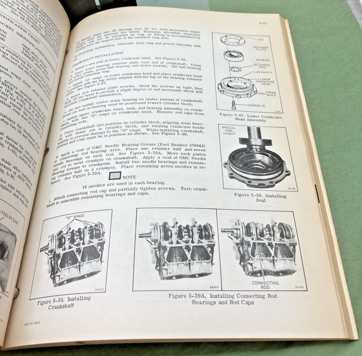 NEW GENUINE EVINRUDE 4911 STARFLITE 115 HP SERVICE MANUAL 1973