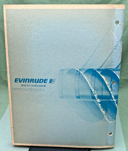 NEW GENUINE EVINRUDE 4912 STARFLITE 135 HP SERVICE MANUAL 1973