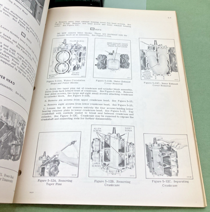 NEW GENUINE EVINRUDE 4912 STARFLITE 135 HP SERVICE MANUAL 1973