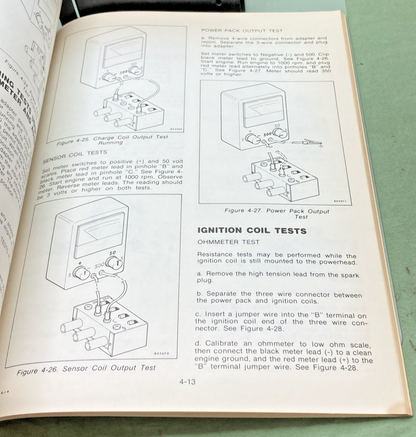NEW GENUINE EVINRUDE 5488 4 HP MODELS SERVICE MANUAL 1980