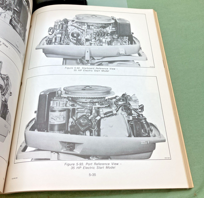 NEW GENUINE EVINRUDE 5492 25/35 HP MODELS SERVICE MANUAL 1980