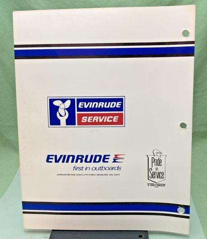 NEW GENUINE EVINRUDE 5423 2 HP MODELS SERVICE MANUAL 1979