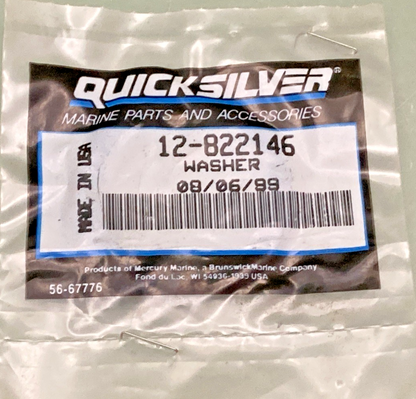 NEW GENUINE MERCURY 12-822146 WASHER