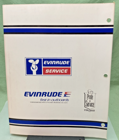 NEW GENUINE EVINRUDE 5428 55 HP MODELS SERVICE MANUAL 1979
