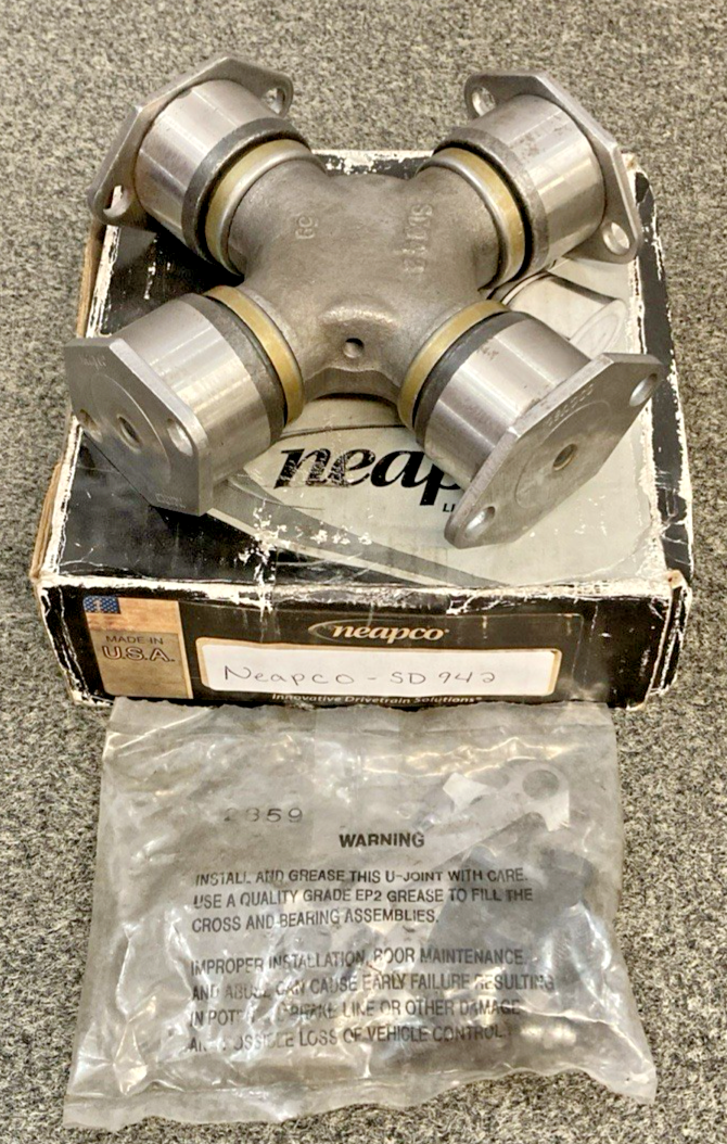 NEW GENUINE NEAPCO SD942 U-JOINT BEARING CAP RETAINER 1-2859