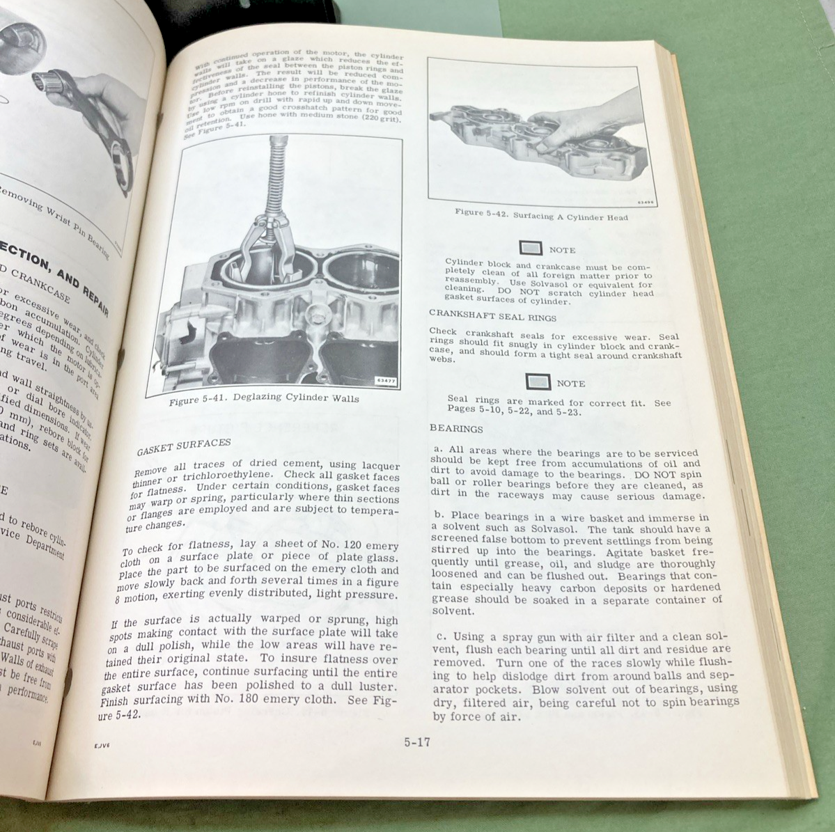NEW GENUINE EVINRUDE 5431 V-6 HP MODELS SERVICE MANUAL 1979