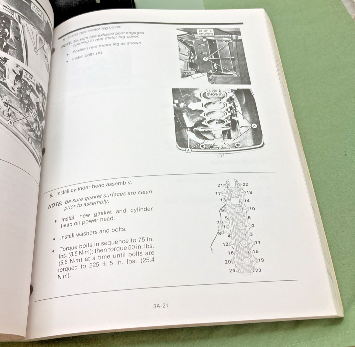 GENUINE FORCE OUTBOARDS 90-823268 150 HP SERVICE MANUAL 91-94