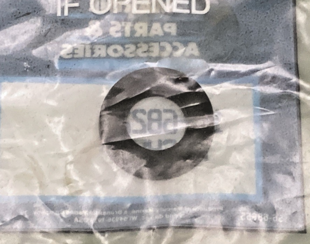 NEW GENUINE MERCURY 12-68229 WASHER