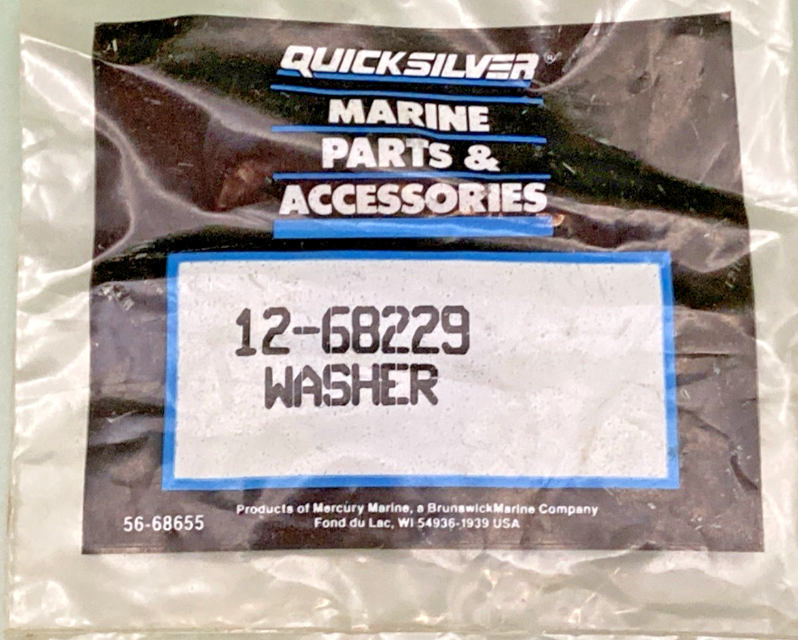 NEW GENUINE MERCURY 12-68229 WASHER