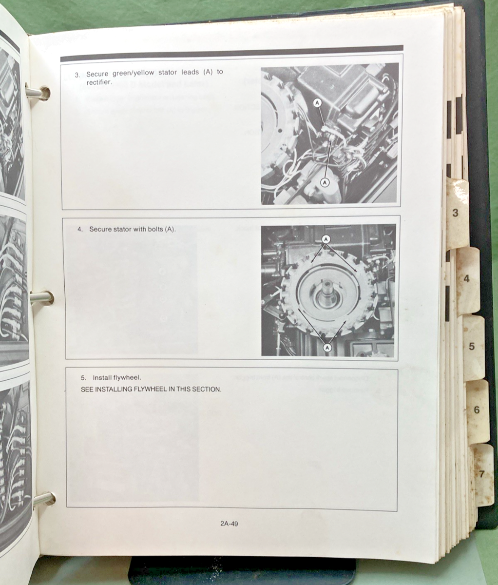 GENUINE FORCE OUTBOARDS OB4269A 35-50 HP SERVICE MANUAL