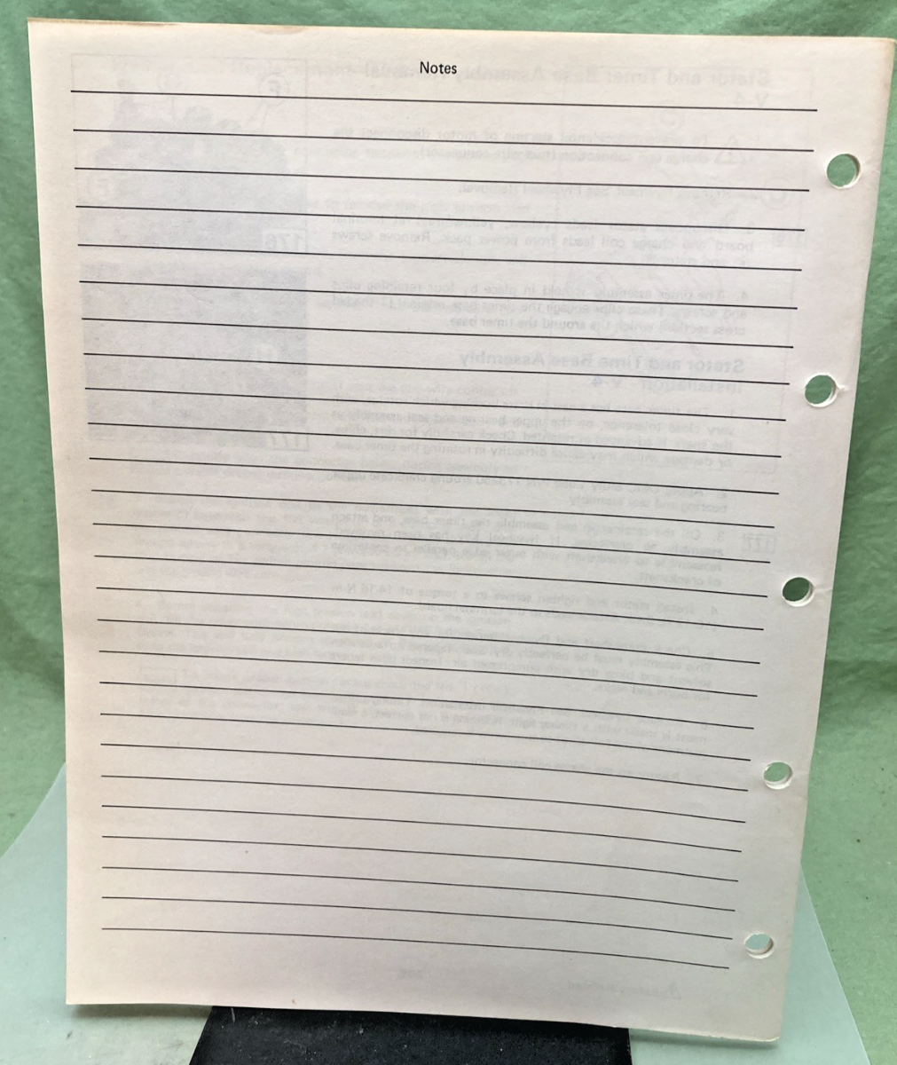 NEW GENUINE OMC 394607-3 SECTION THREE IGNITION SYSTEM SERVICE MANUAL 1983