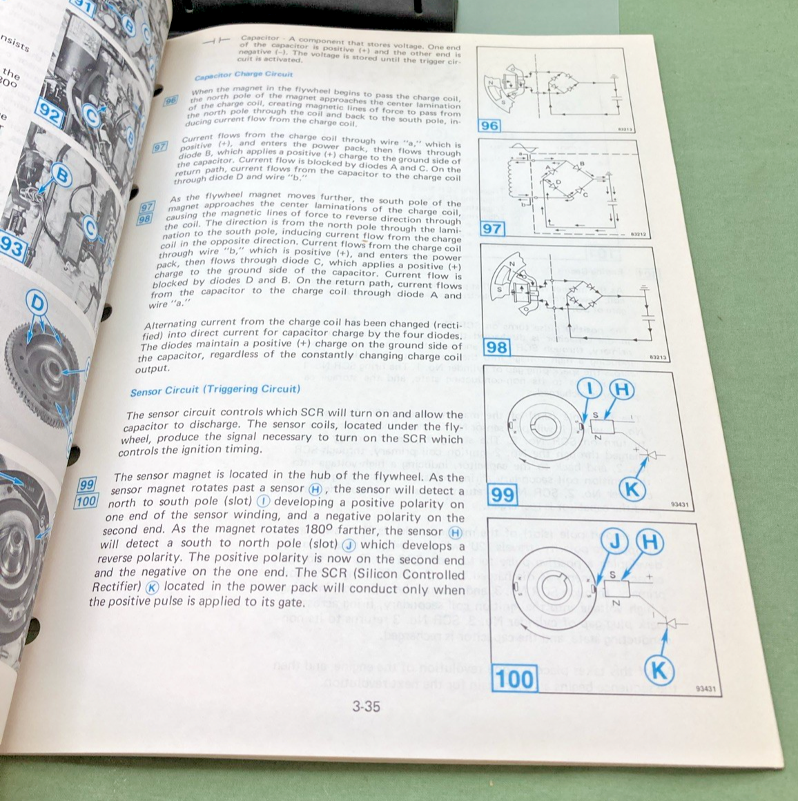 NEW GENUINE OMC 394607-3 SECTION THREE IGNITION SYSTEM SERVICE MANUAL 1983