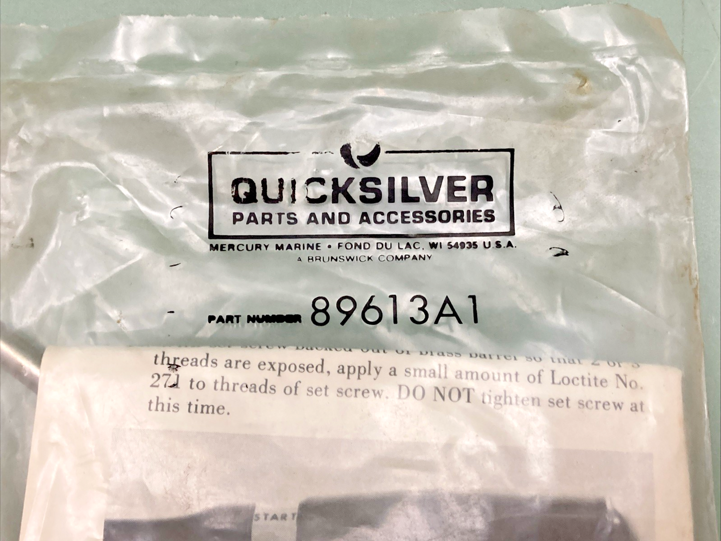 NEW GENUINE MERCURY 89613A1 BARREL ASSY