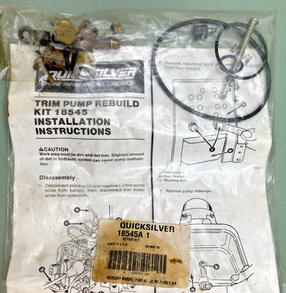NEW GENUINE MERCURY 18545A1 Repair Kit