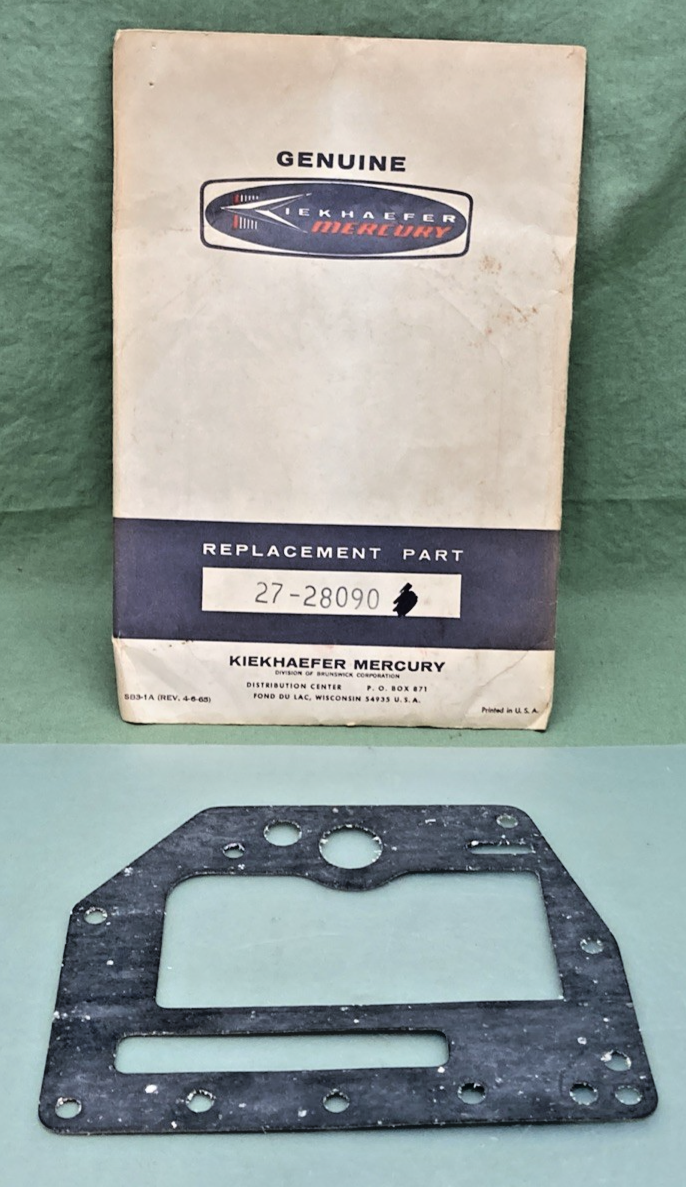 QTY 2 NEW GENUINE MERCURY 27-28090 GASKET