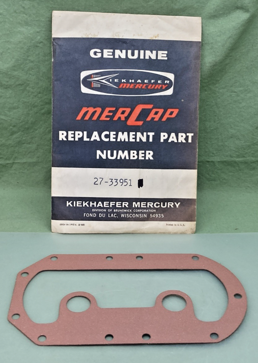QTY 3 NEW GENUINE MERCURY 27-33951 GASKET