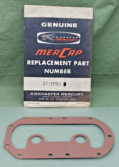 QTY 3 NEW GENUINE MERCURY 27-33951 GASKET