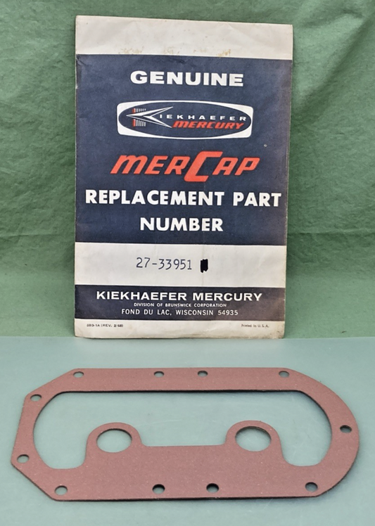 QTY 3 NEW GENUINE MERCURY 27-33951 GASKET
