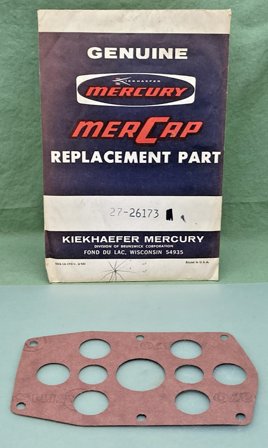 QTY 3 NEW GENUINE MERCURY 27-26173 GASKET