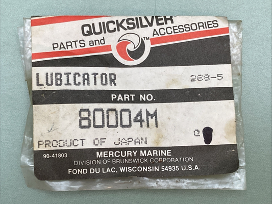 QTY 5 NEW GENUINE MERCURY 80004M LUBRICATOR