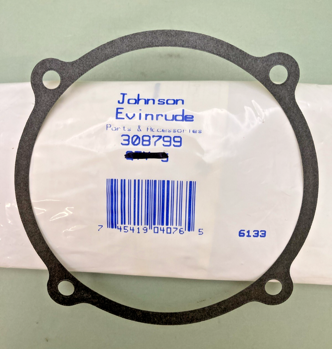 QTY 2 NEW GENUINE JOHNSON EVEINRUDE 308799 Cover Gasket