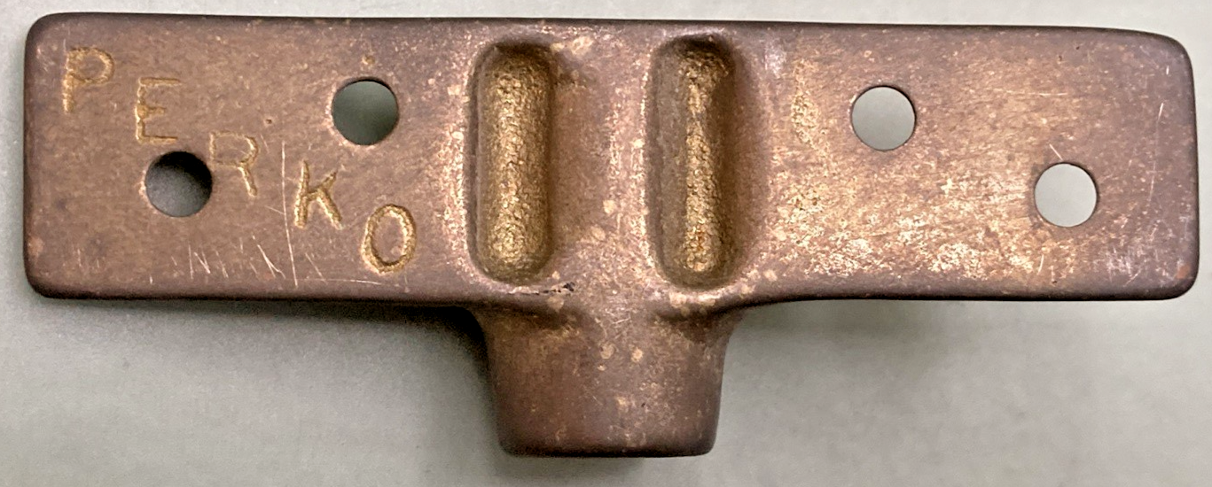 PERKO C2.5A623B BRONZE OAR LOCK MOUNT ROW BOAT 9/16-1/2 INCH