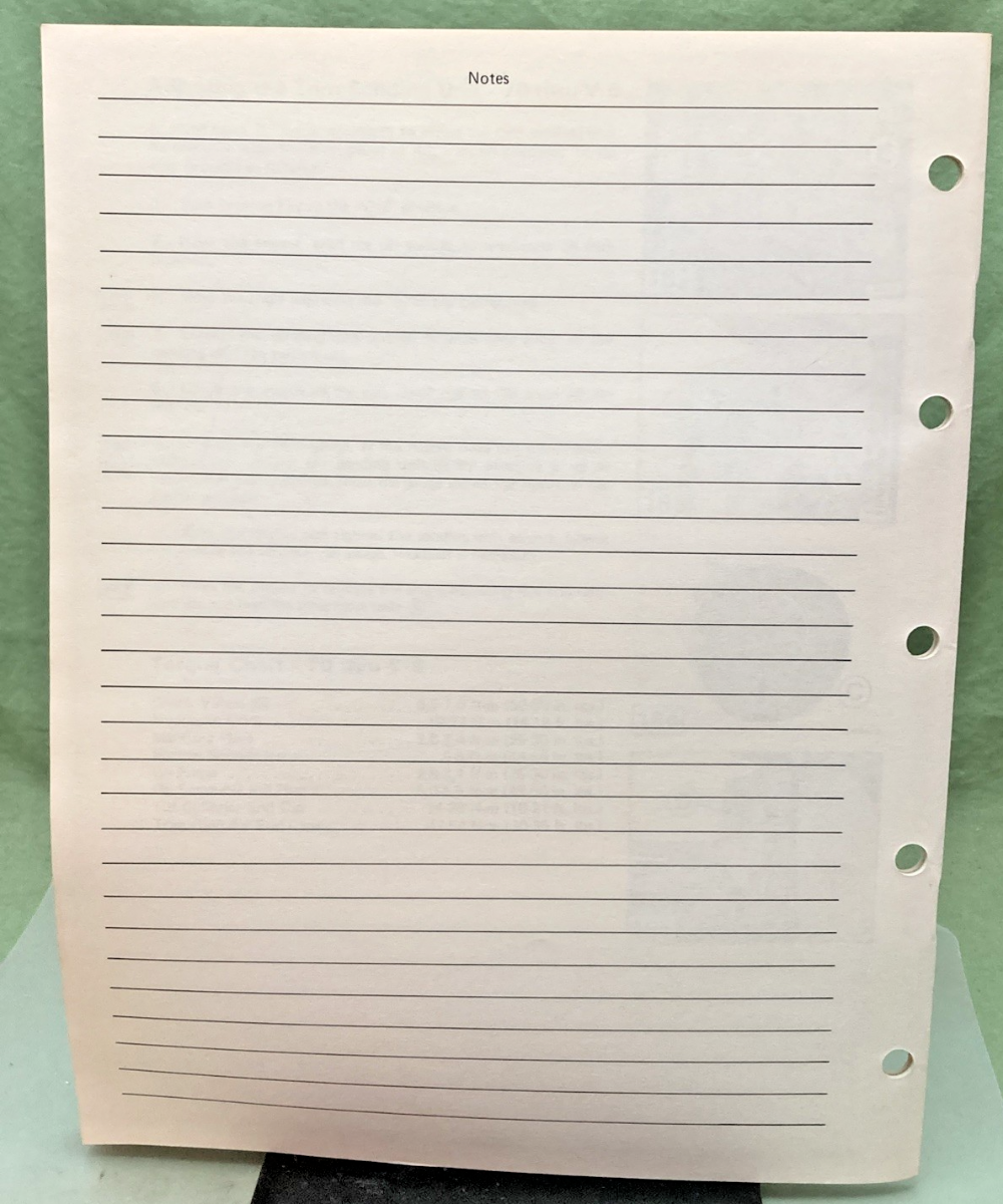 NEW GENUINE OMC 507508-10 SECTION TEN POWER TRIM AND TILT SERVICE MANUAL 1985