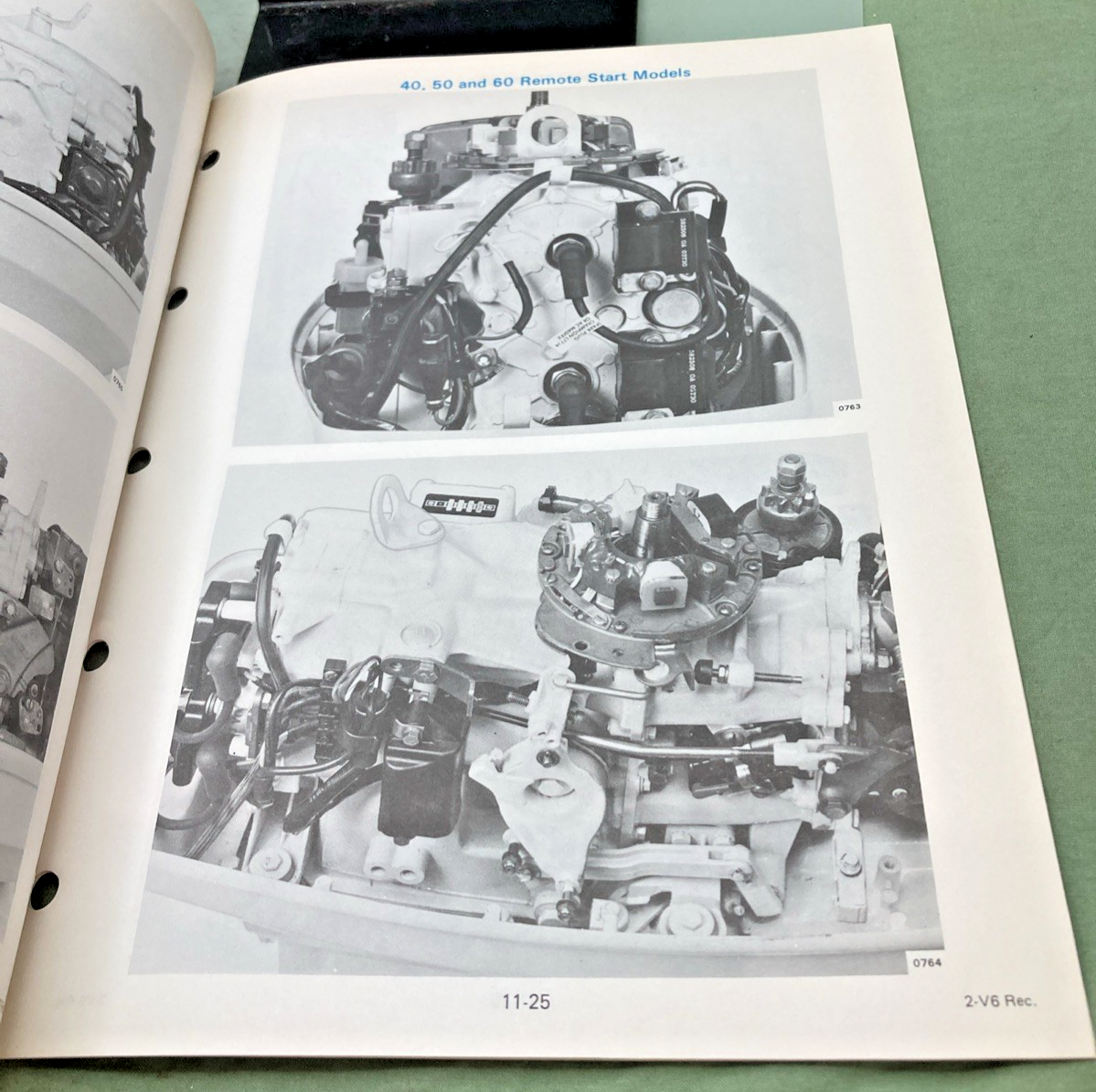 NEW GENUINE OMC 507508-11 SECTION ELEVEN REFERENCE VIEWS SERVICE MANUAL 1985