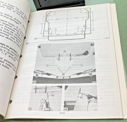 NEW GENUINE OMC 507508-12 SECTION TWELVE OUTBOARD INSTALLATION GUIDELINES 1985