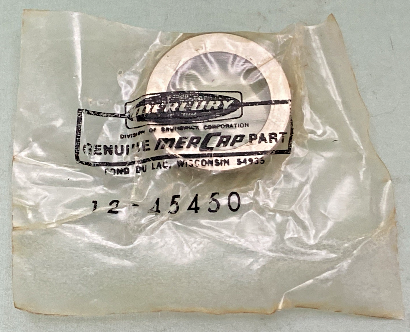 QTY 2 NEW GENUINE MERCURY 12-45450 WASHER